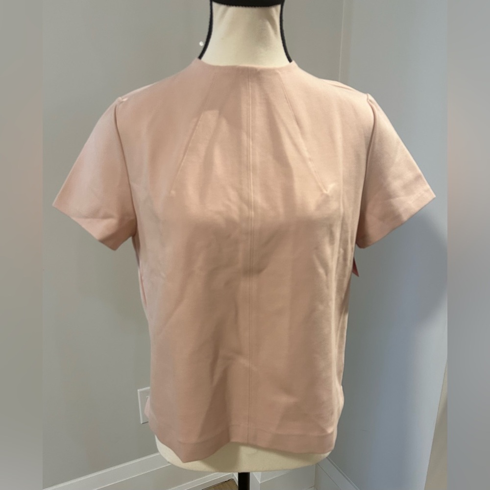 SPANX Blush Short Sleeve Structured Tee - Picture 3 of 6